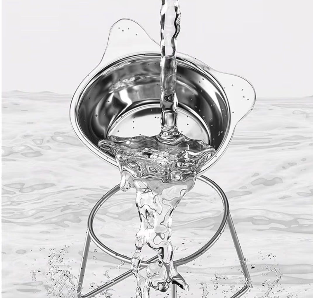 Gamelle Surélevée en Acier Inox