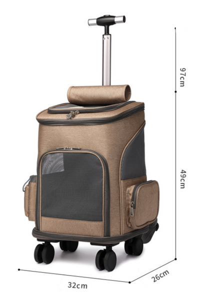 Sac de Transport Trolley Pliable – Valise à Roulettes Confort & Voyage