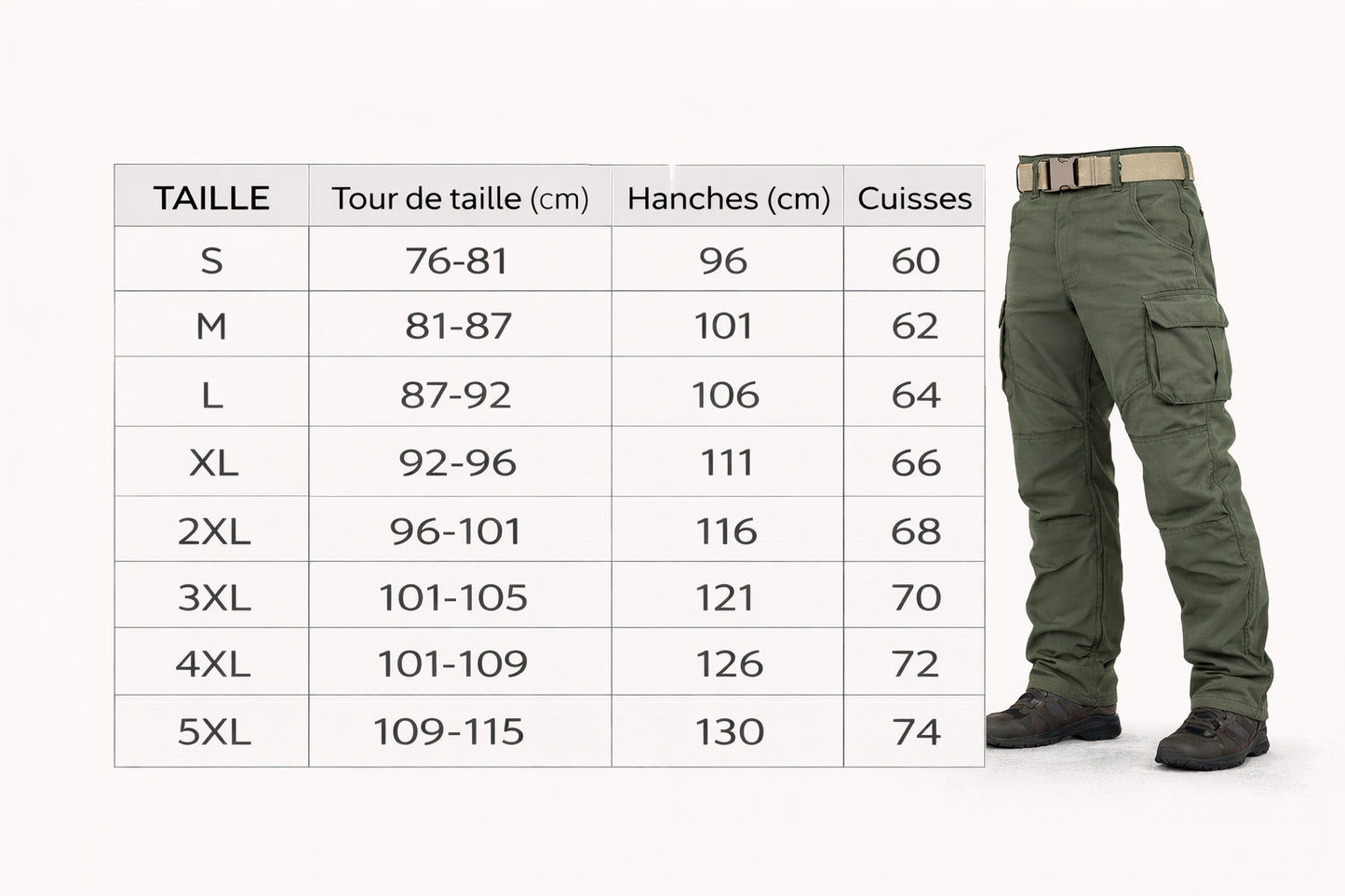 Pantalon Tactique Polyvalent – Usage Pro & Outdoor