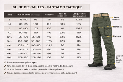 Pantalon Tactique Multi-Poches– Usage Urbain & Outdoor