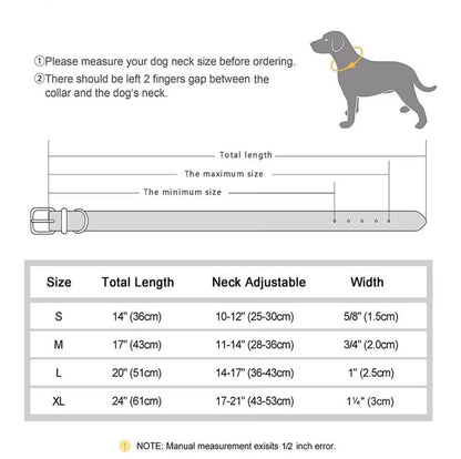 Collier en cuir véritable