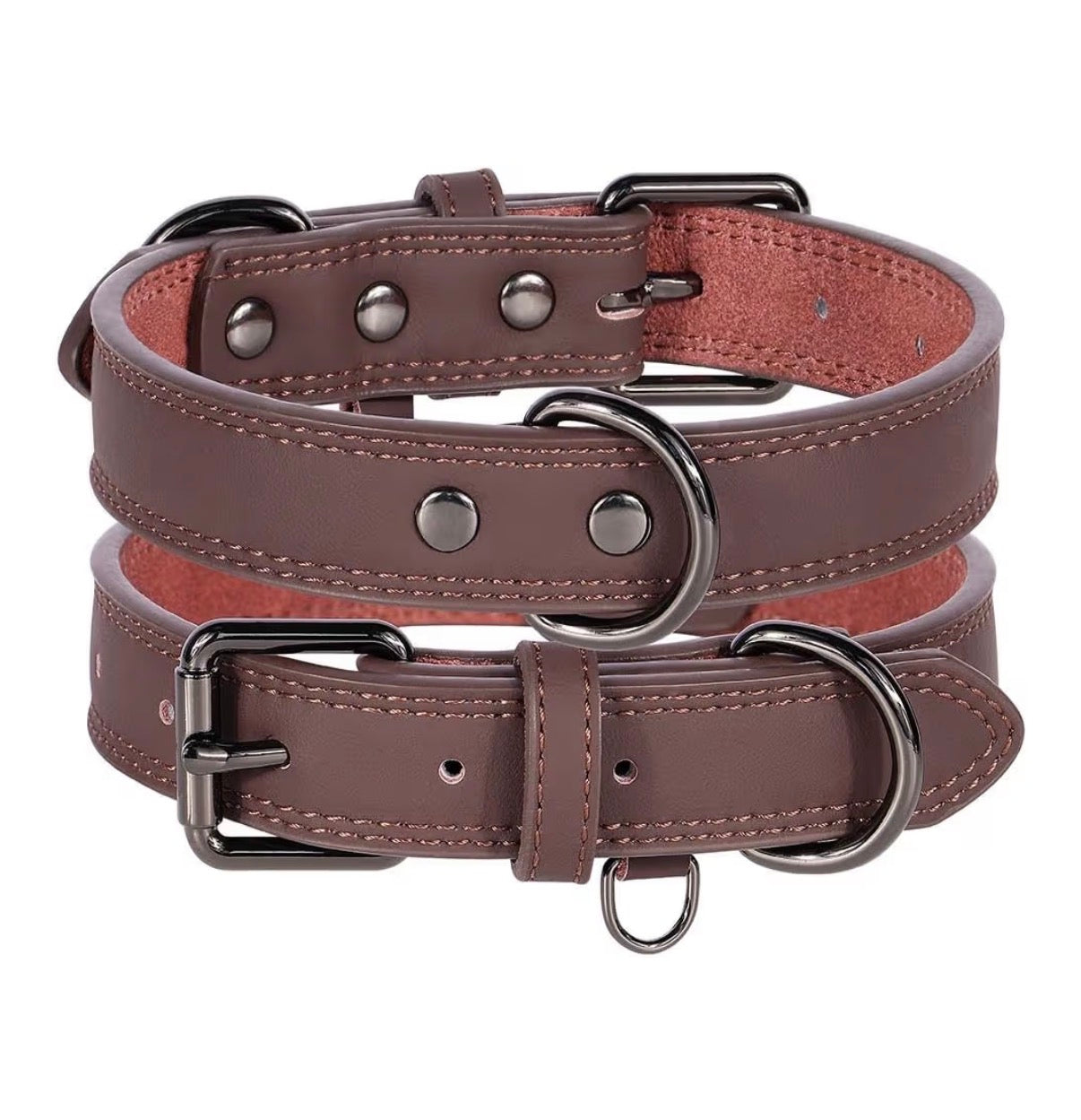 Collier en cuir véritable