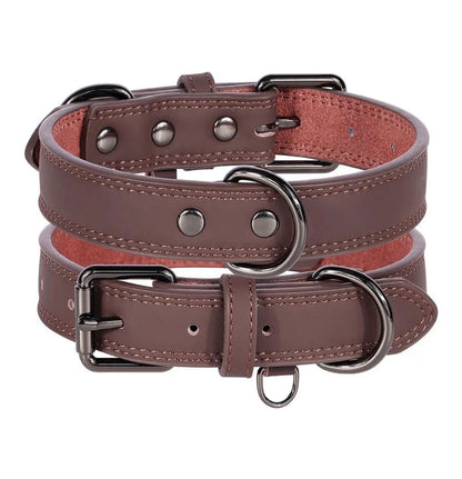 Collier en cuir véritable