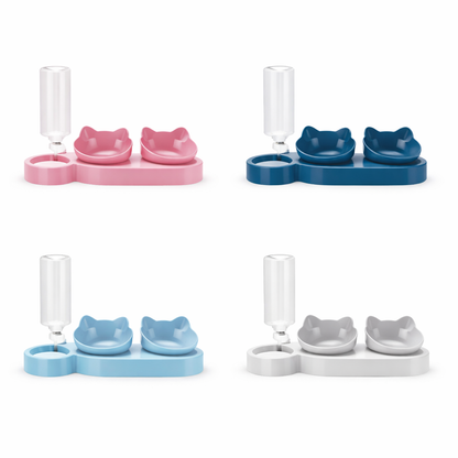 Gamelle Double Ergonomique avec Réservoir d’eau