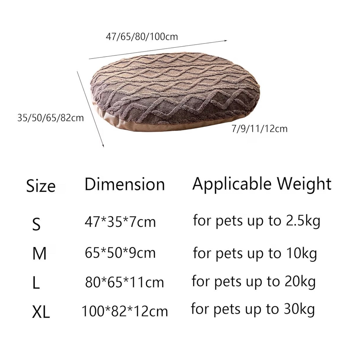 Matelas Premium pour Chien & Chat– Coussin Respirant Antidérapant