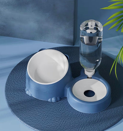 Double Gamelle Automatique avec Fontaine –  Chien et Chat