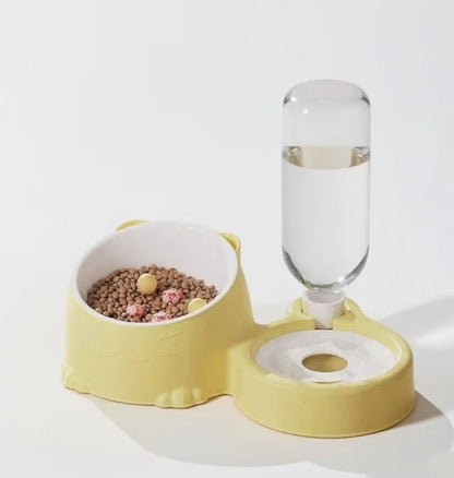 Double Gamelle Automatique avec Fontaine –  Chien et Chat