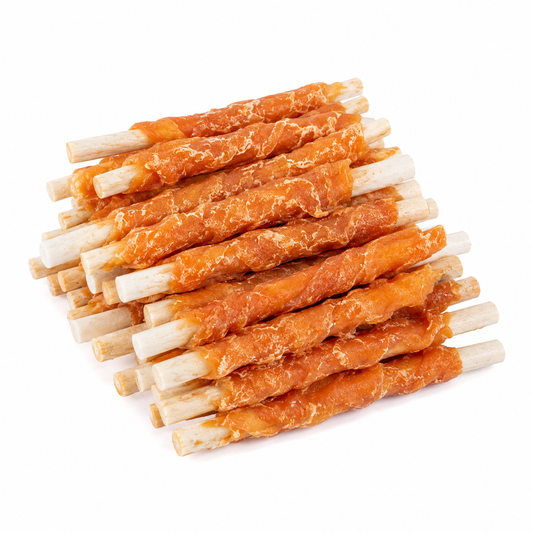 Bâtonnets à mâcher au poulet – Friandise naturelle pour chien