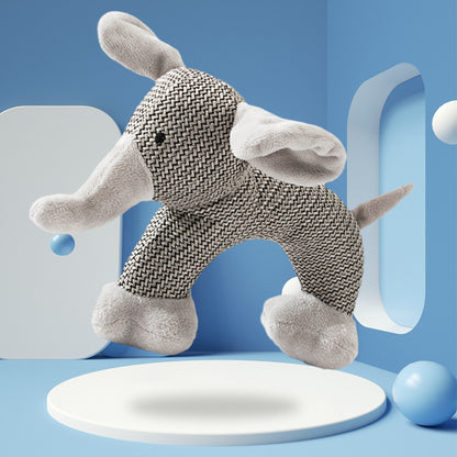 Jouet sonore en peluche pour chien