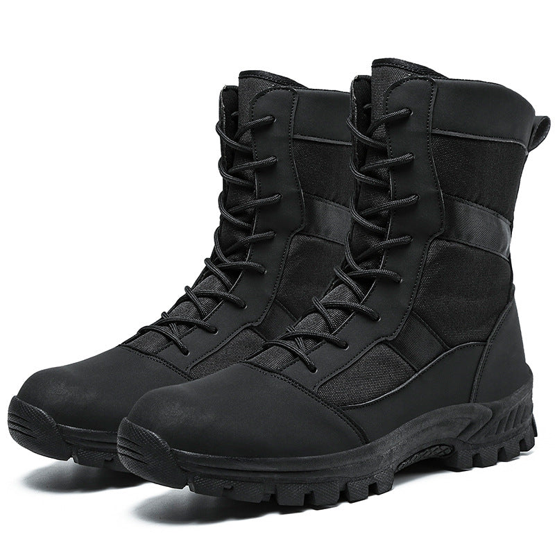 Boots Tactiques Montantes – Robustesse & Maintien