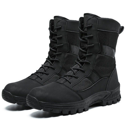 Boots Tactiques Montantes – Robustesse & Maintien