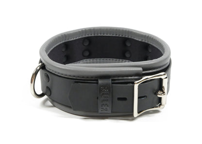 Collier large en cuir