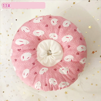 Collerette souple en tissu – confort post-soins