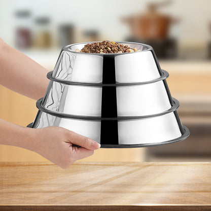 Gamelle pour chien en acier inoxydable