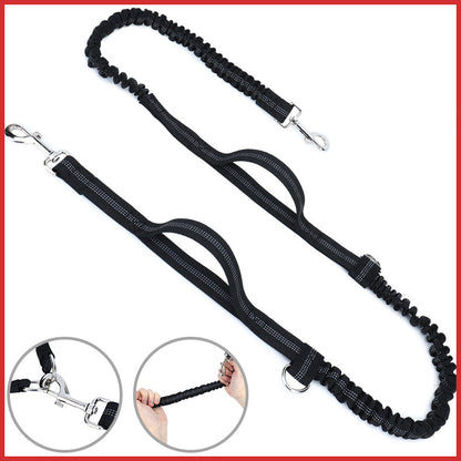 Ceinture de promenade mains libres + laisse traction