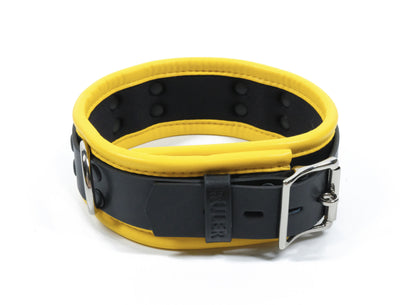 Collier large en cuir