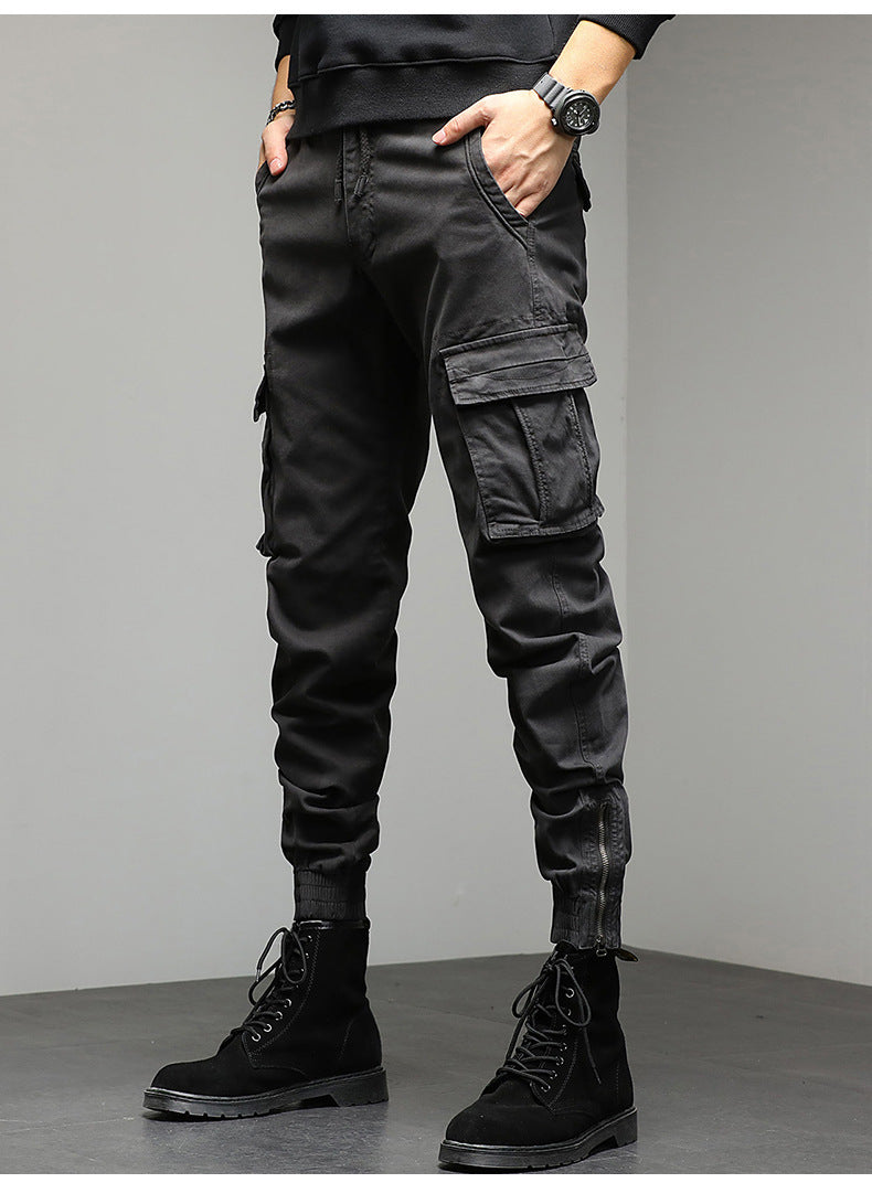 Pantalon Cargo Tactique  – Coupe droite Outdoor