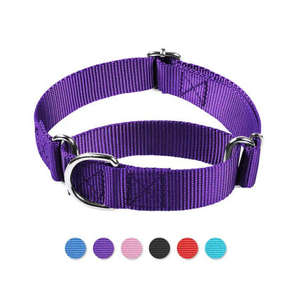 Collier réglable en nylon pour chien et chat – résistant & confortable