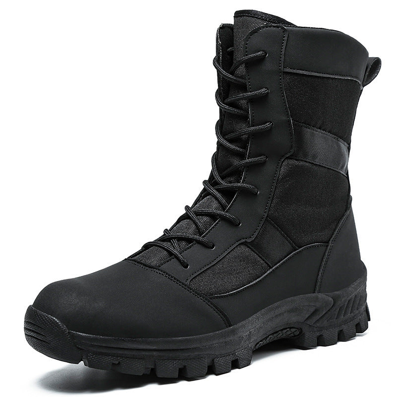 Boots Tactiques Montantes – Robustesse & Maintien