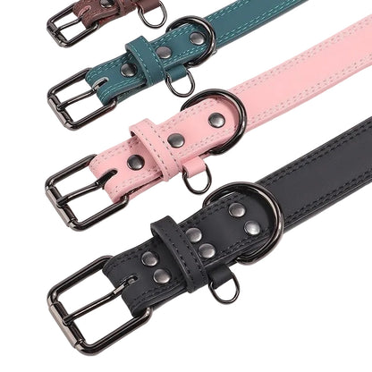 Collier en cuir véritable